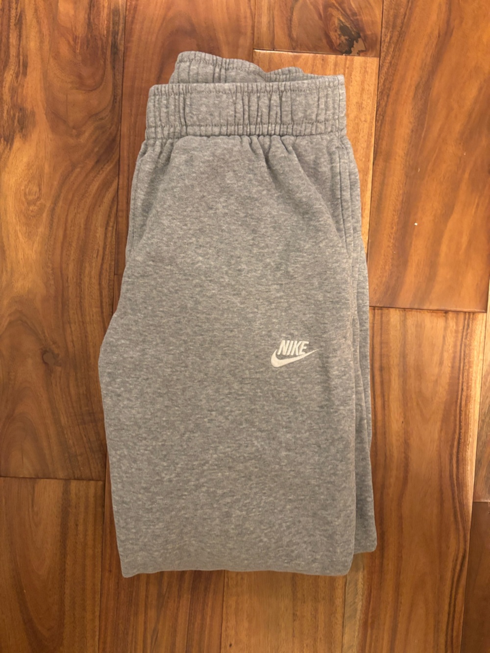 Nike women’s Gray Sweatpants with White Logo